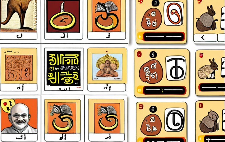 **
A cheerful collage showing the Devanagari alphabet being learned through fun methods. Include images of the Memrise app interface with mnemonic visuals (e.g., "क" for kangaroo), someone practicing handwriting with a notebook and pen, and maybe a stylized Devanagari character design. The overall feel should be bright, colorful, and inviting, conveying the idea that learning Devanagari can be easy and enjoyable.
**