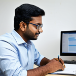 IT Professional in Bangalore**

"A professional software engineer, fully clothed in modest business casual attire, working at a desk in a modern office in Bangalore, India. The background shows other professionals collaborating. Safe for work, perfect anatomy, natural proportions, appropriate content, professional setting, high quality."

**